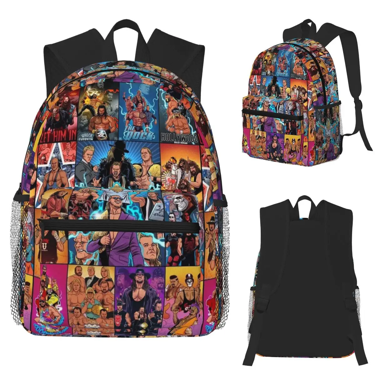 

John Cena Respect Earn It, студенческий рюкзак с героями мультфильмов, школьная сумка, походный дорожный рюкзак для мальчиков и девочек, сумка для книг, сумка на плечо