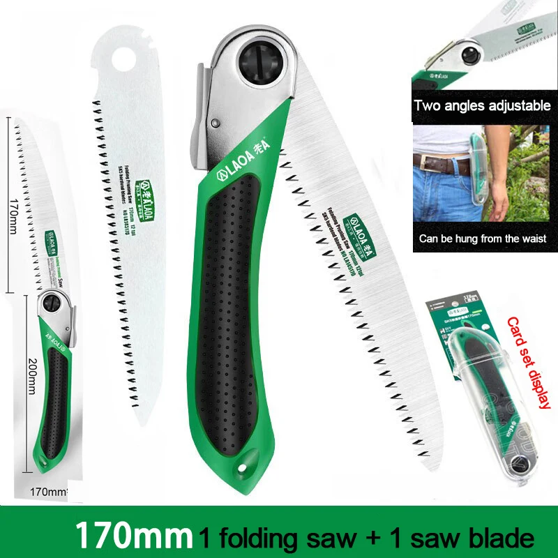 

LAOA Garden Saw Pruner Secateurs Pruning SK5 Gardening Serra Camping Saws Foldable Sharp Tooth DIY Woodworking Hand Tool