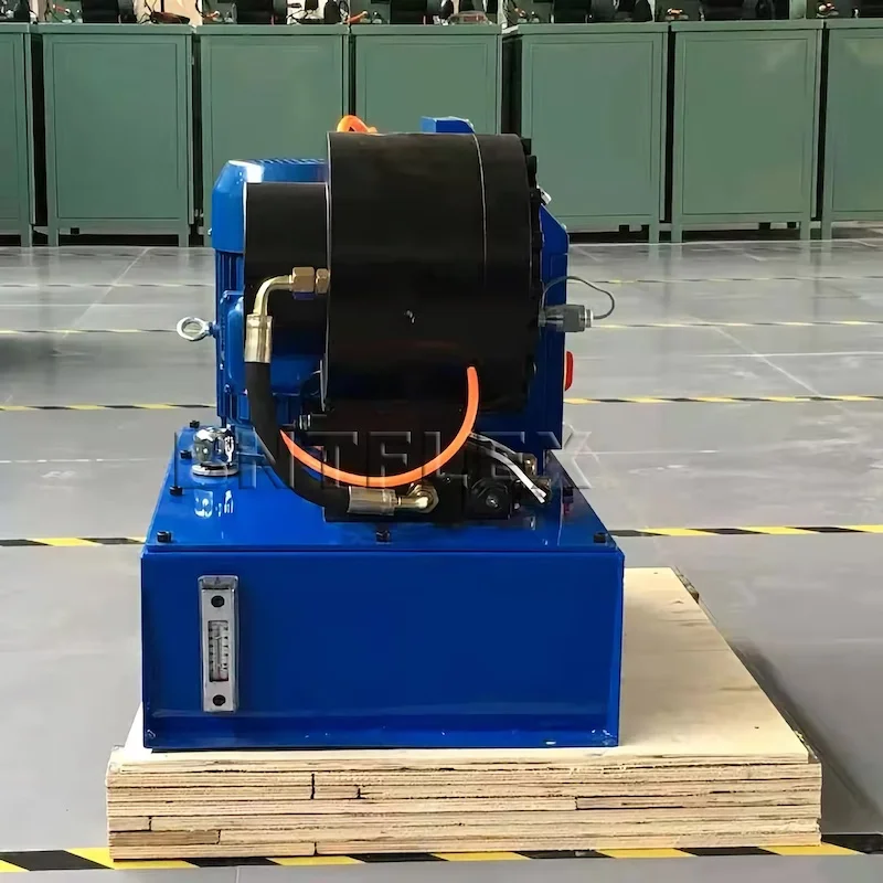 2021 Newest design !!! hydraulic hose crimper HSP-38 shrink tube steel pipe reducing machine