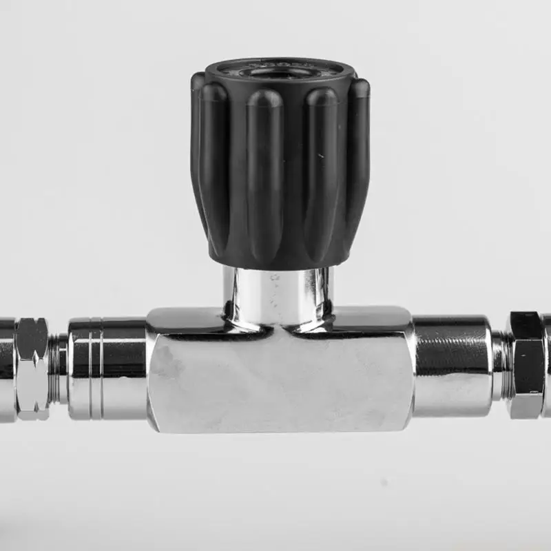 31BE DIN / Yokes Double Twin Gas Cylinder Valves Replacement Diving Manifold Enduring
