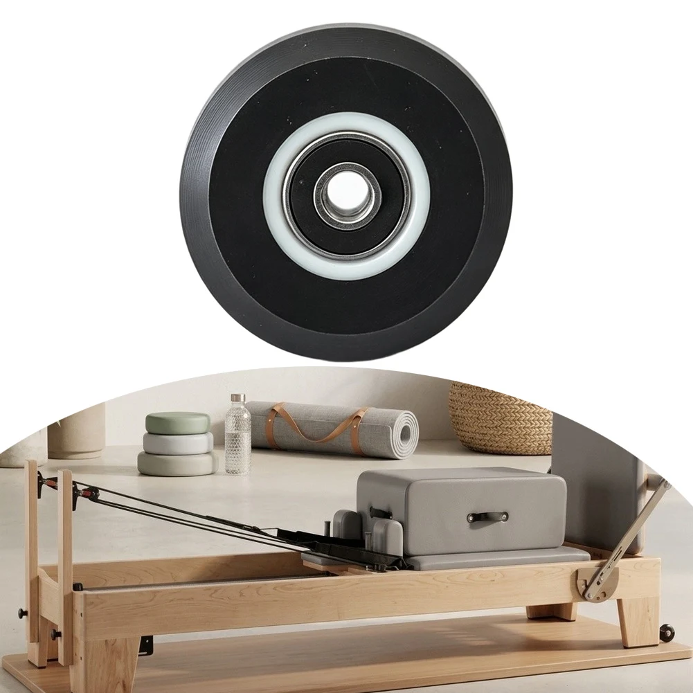 For Pilates Reformer Wheel 58mm Aluminium Bed Replacement Roller 8mm Bore Fitness Equipment Accessories