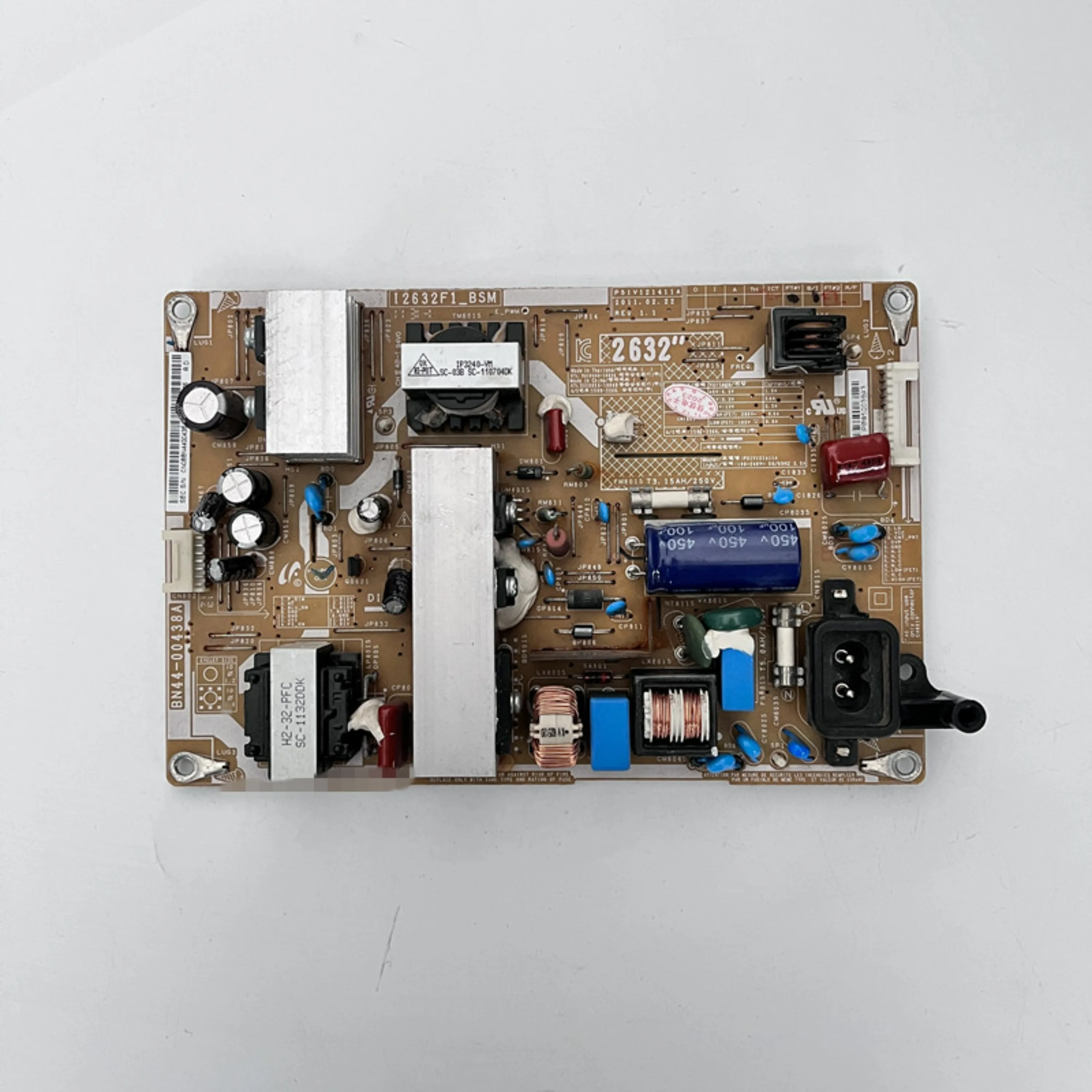 

Original Genuine TV Power Supply Board I2632F1_ BSM BN44-00438A = BN44-00438C = BN44-00438B Suitable For LCD TV LN32D468E1HXZA