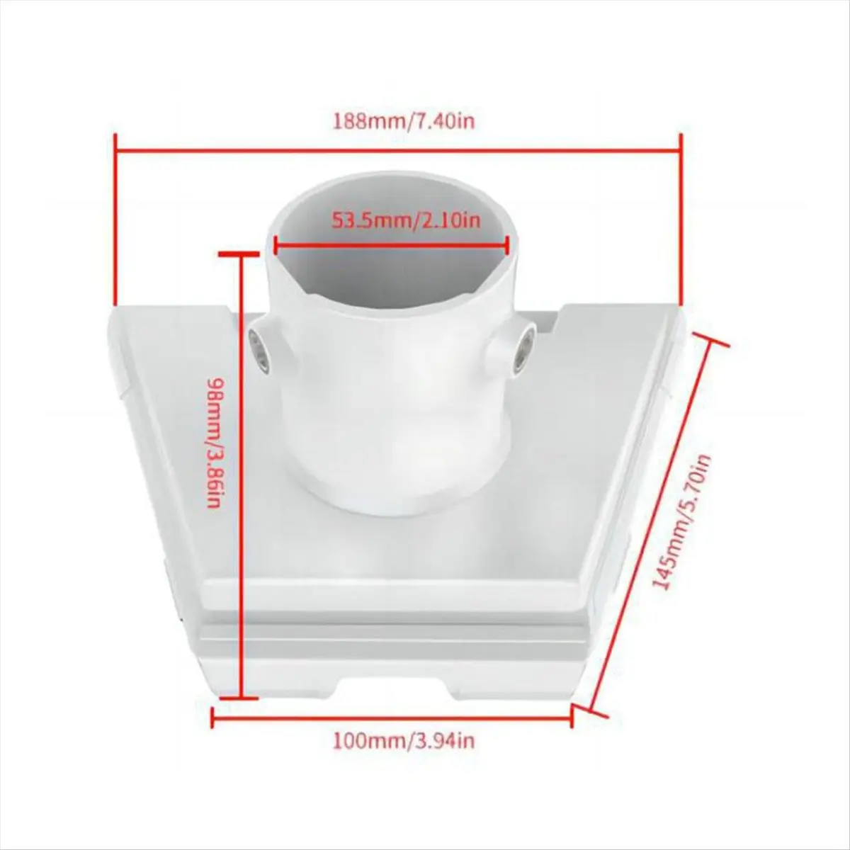 A64K 1set for StarLink Gen3 Roof Wall Mount Wall Installed Connecting Rod Mount,Roof Adapter Holder Metals Connector(B)