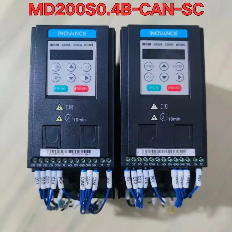 

Second-hand inverter MD200S0.4B-CAN-SC function test is normal