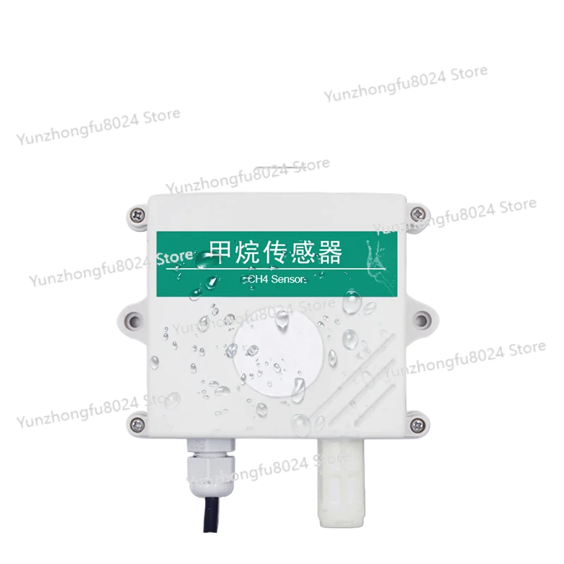 

Methane Concentration Detector Gas Alarm 4-20mA Output 485 CH4 Transmitter Detection Alarm