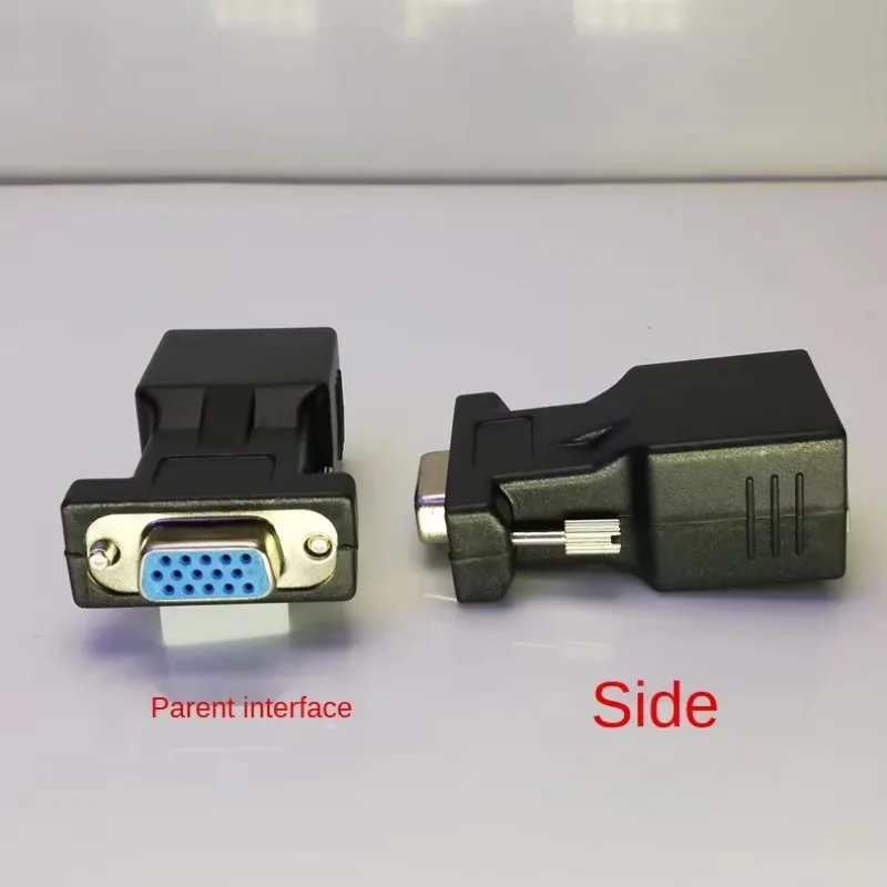 15핀 VGA 암-RJ-45 암 커넥터 카드 VGA RGB HDB 확장기-LAN CAT5 CAT6 RJ45 네트워크 이더넷 케이블 어댑터