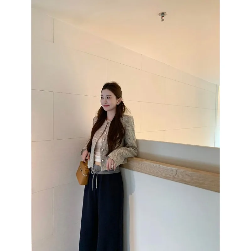 Celebrity Small Fragrant Jacket Women's Spring Retro Thin Senior Sense 2026 Small Korean Daughter Short Top