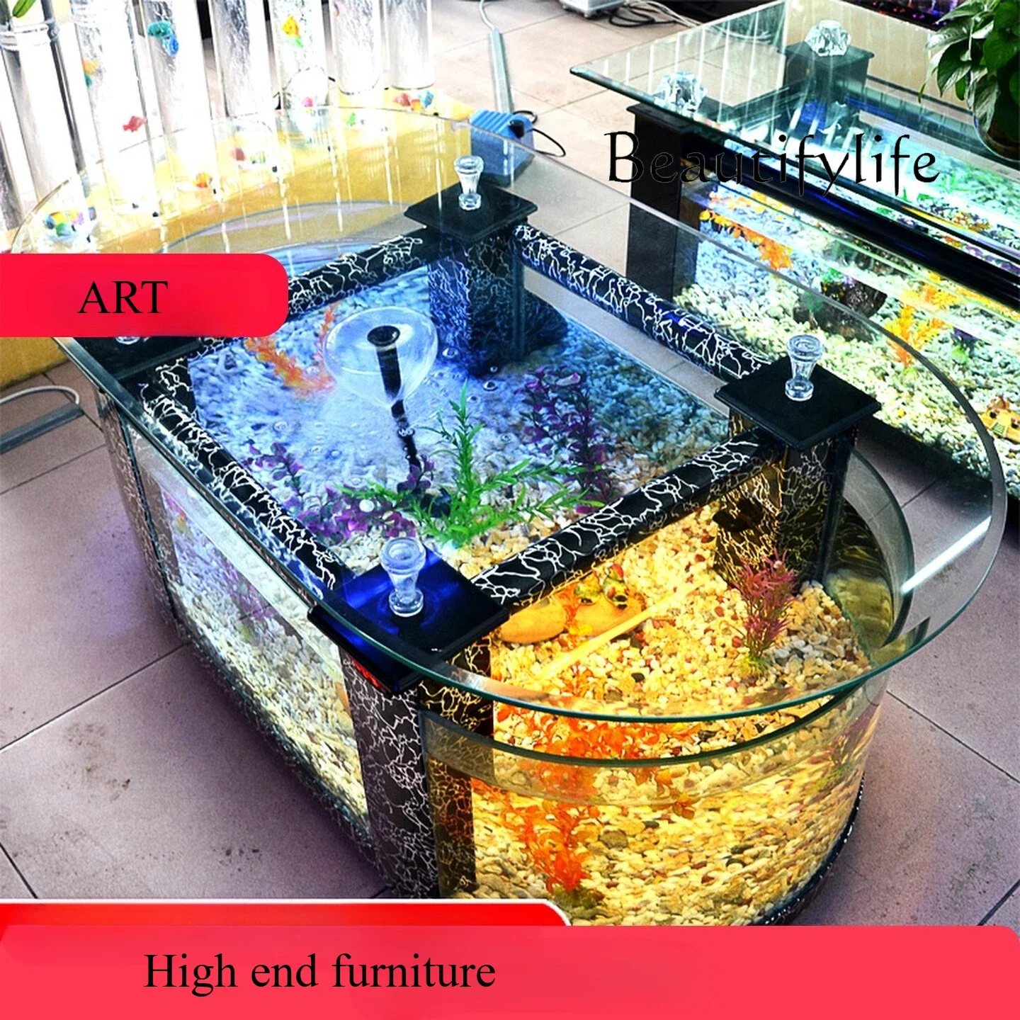 U Large Ecological Coffee Tabl - Aquarium Xl recension och pris