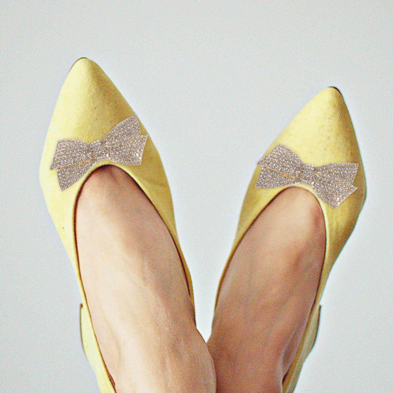 

2 Pcs Bow Clips for High Heels Women Dress Bridal Shoe Accessories Decorative Bows Laces Buckle Shoe Charms Embellishments