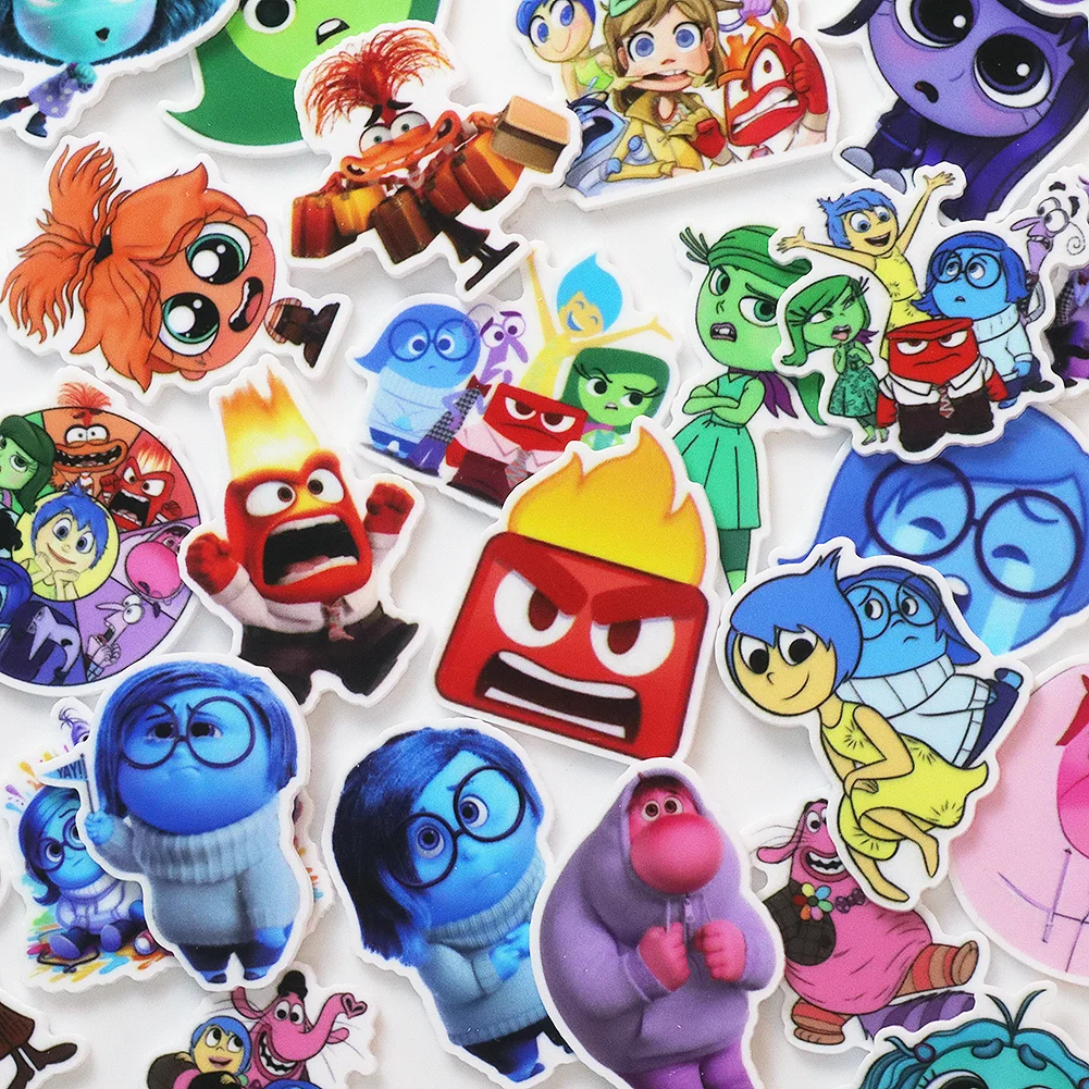 

Disney Movie Inside Out 2 Resin Planar for DIY Makeup Decoration Random Mixed for Phone Case Hair Bow DIY Accessories