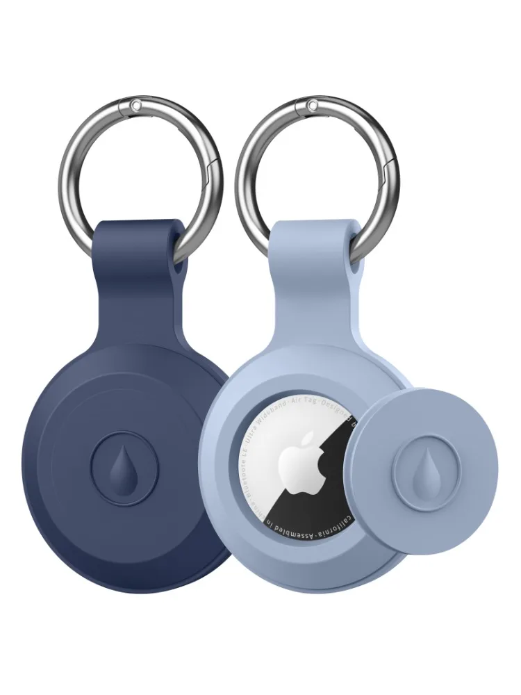 Housse étanche pour Apple Airtags, coque de protection en Silicone, accessoires de suivi, manchon anti-rayures, porte-clés, étui pour étiquette d'air