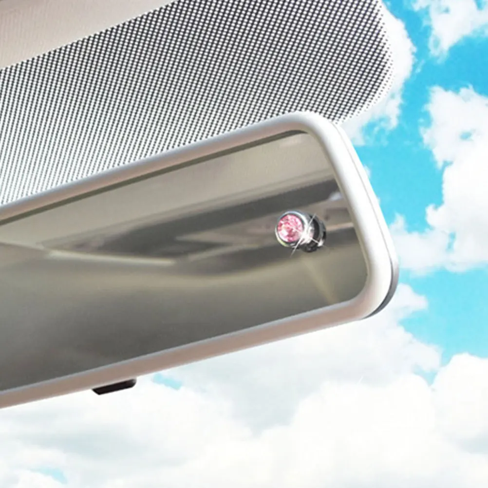 

6Pcs Car Body Decoration Rhinestone Stickers Bling Plastic Air Vent Stickers Automotive Interior Accessories Women Car Decor