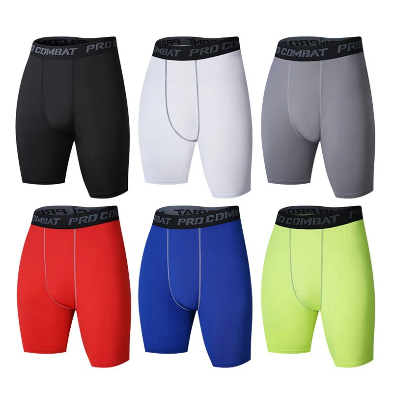 

Five-point Fitness Pants Men Sports Leggings Basketball Training Quick Dry High Elastic Running Tight Bottoming Cycling Shorts