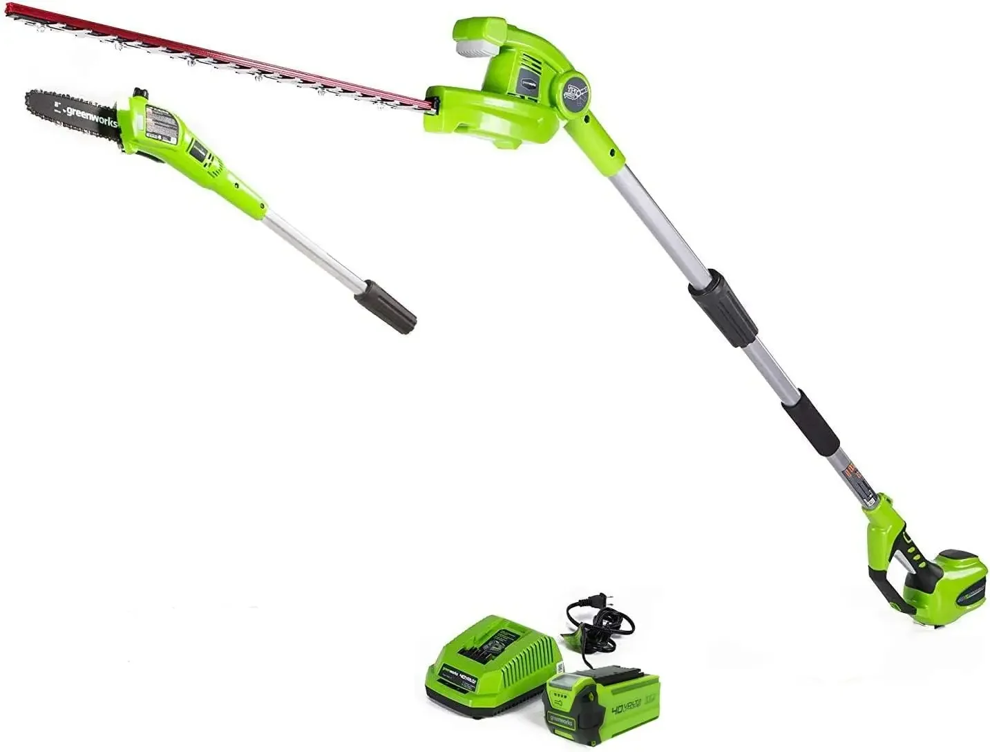 40V 8" Polesaw + Pole Hedge, 2.0Ah Battery (Gen 1)