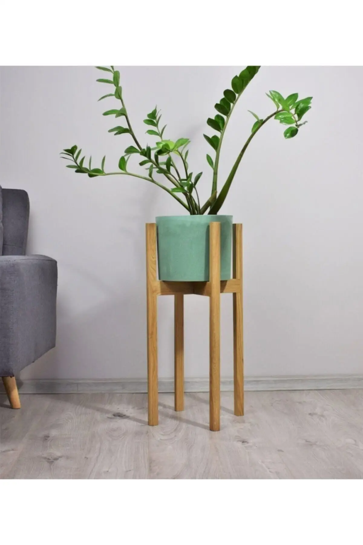 Rak Pot Bunga Alas Kayu Penyangga Bunga Jardiniere, Rak Dinding Antik Jahit Tanaman Pot Luar Ruangan untuk Rak Kayu Tanaman