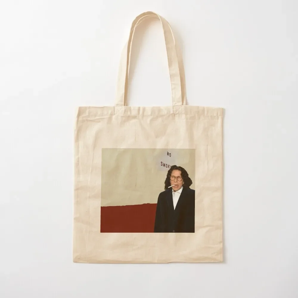 

Fran Lebowitz No Smoking Drawing Tote Bag female bag custom fabric bag Women's handbag woman shopping