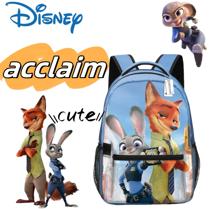 

Judy Hopps Nick Wilde cute sweet soft cute cartoon kawaii student peripherals light and easy to carry millet backpack travel bag