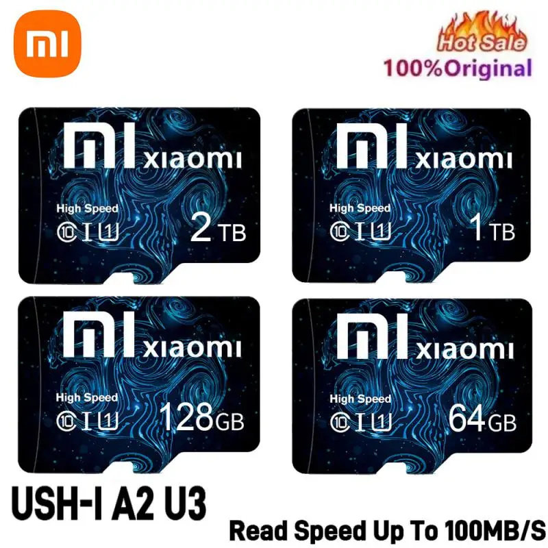 Xiaomi Micro TF SD Card Mini SD Class10 128GB 256GB 512GB High Speed Write Super Compatibility Phone Camera A2 U3 Meomory Card