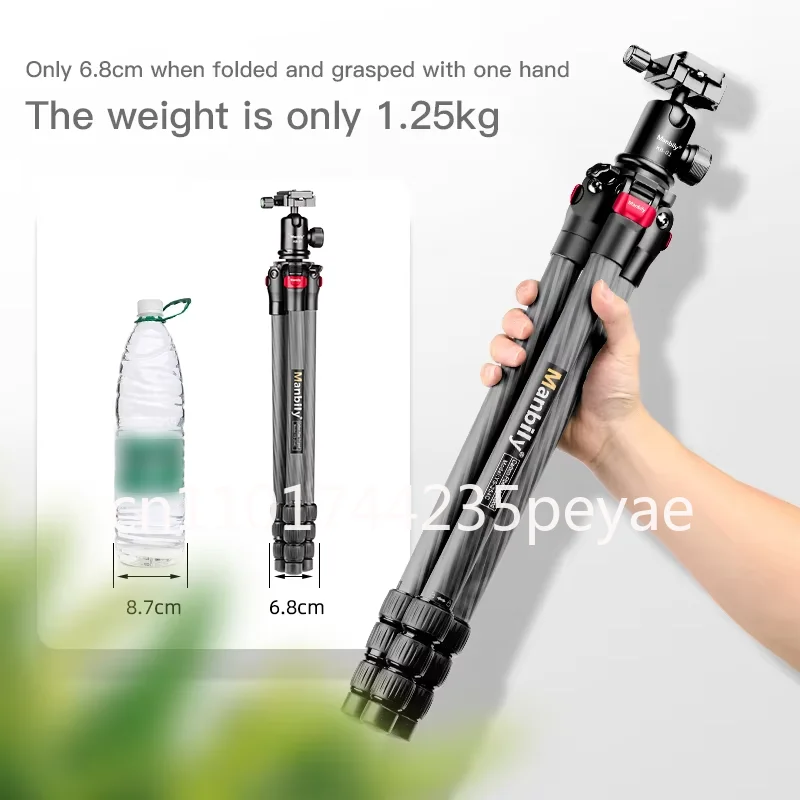 Manbily Dslr Shooting Photographic Accessory Heavy Duty Carbon Fiber Tripod for Bird Watching Hunting Outdoor