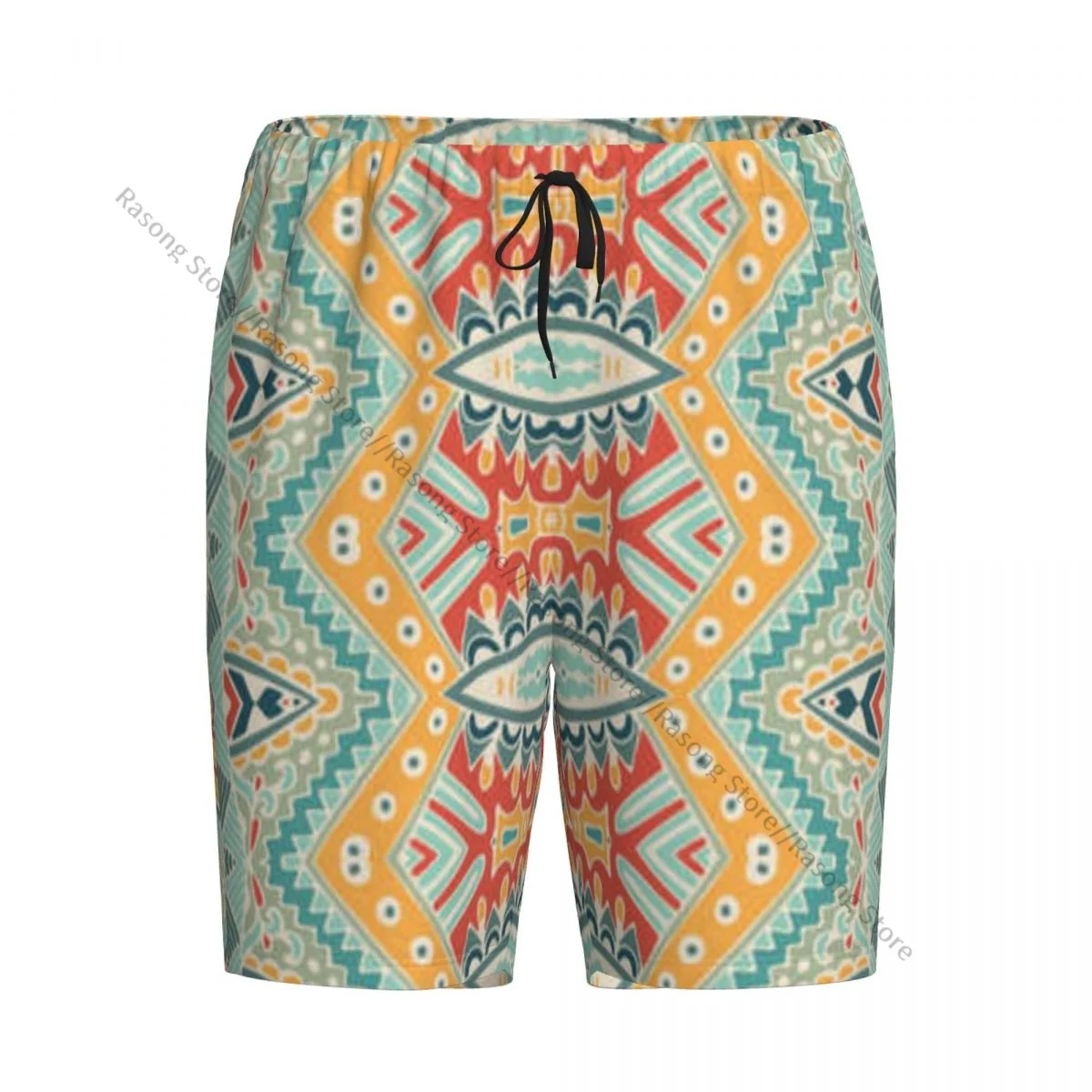 

Men Casual Home Nightwear Pajamas Shorts Ethnic Tribal Geometric Pyjamas Sleep Bottoms Short Pants Lounge Homewear