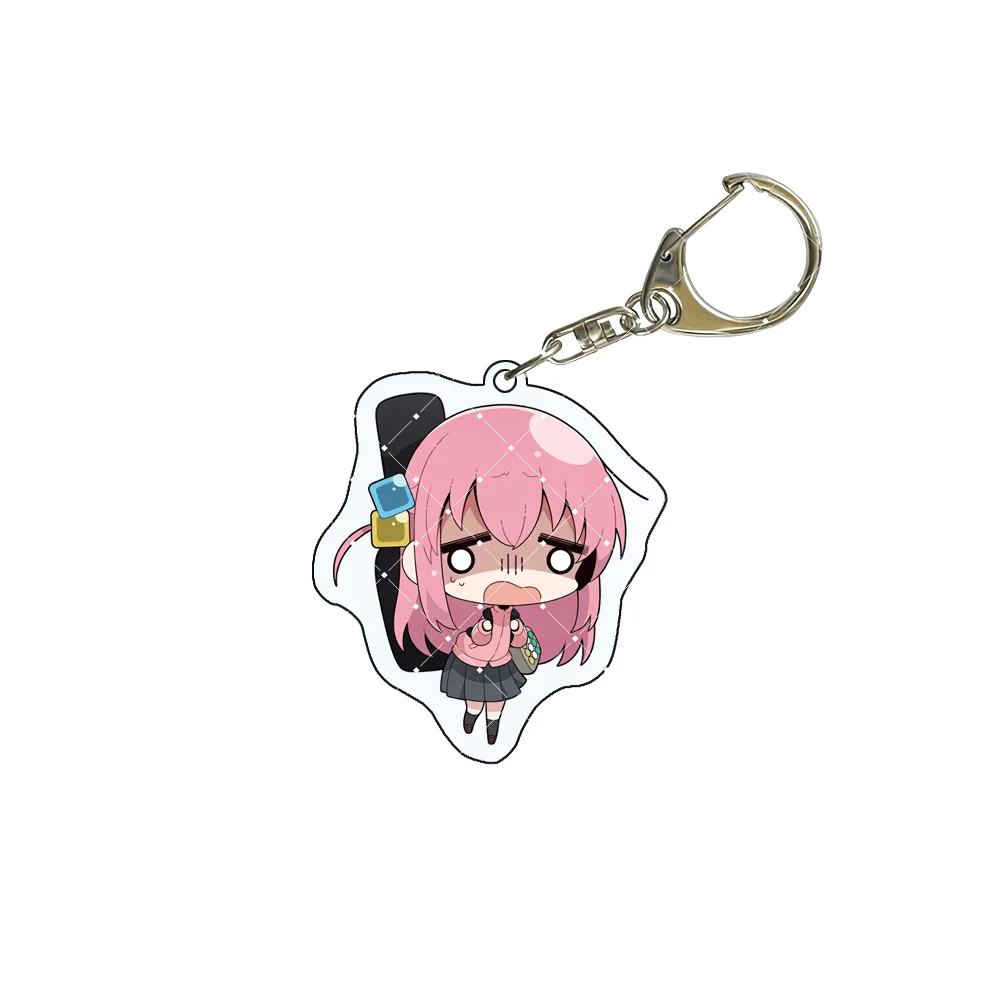 BOCCHI THE ROCK! 6cm Acrylic Stand Keychain Anime Band Member Figure Bag Pendant Decor Collection Gift For Music Fans