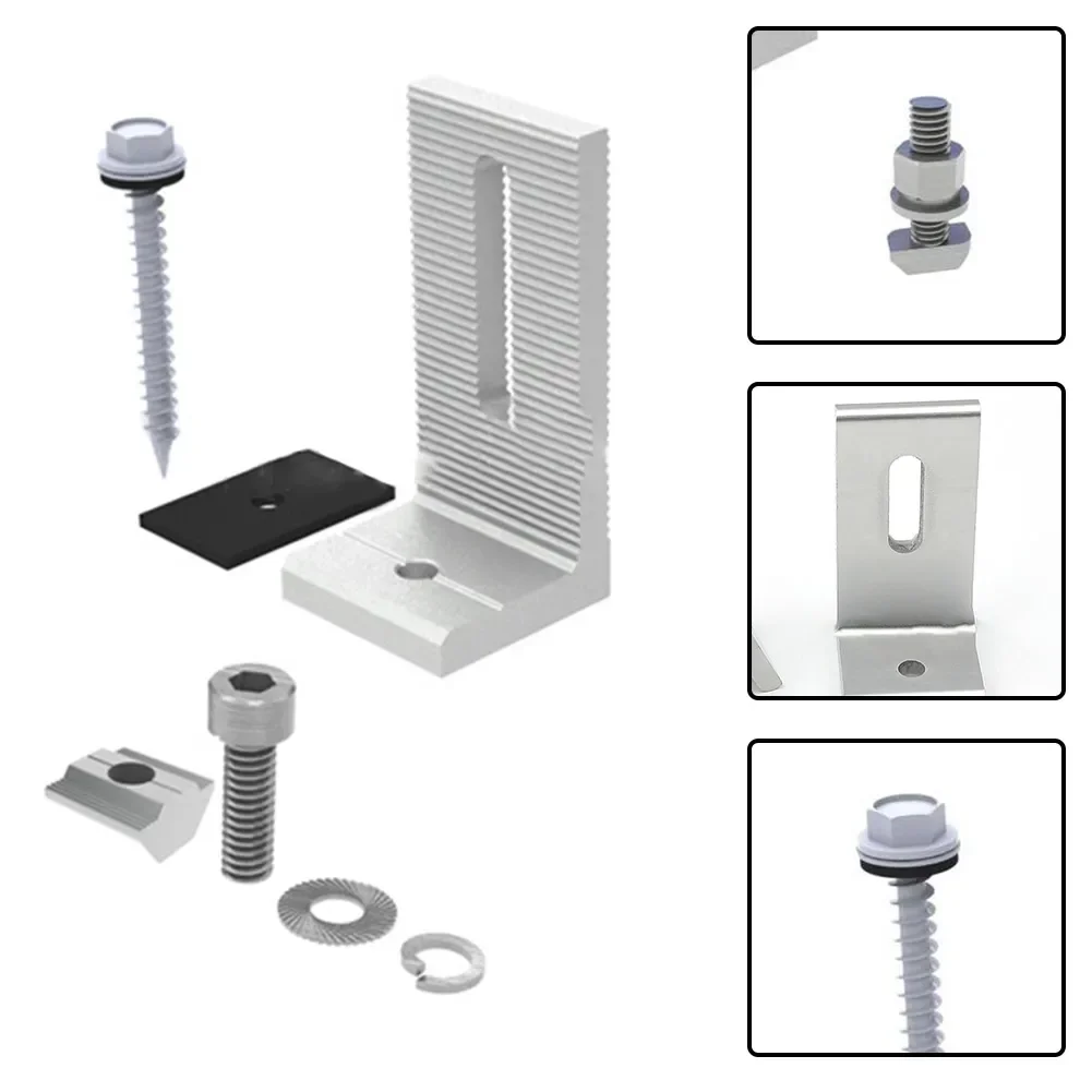 

Long lasting Mounting Solution with Aluminum L Type Panel Mounting Bracket for Solar Modules Sturdy Construction