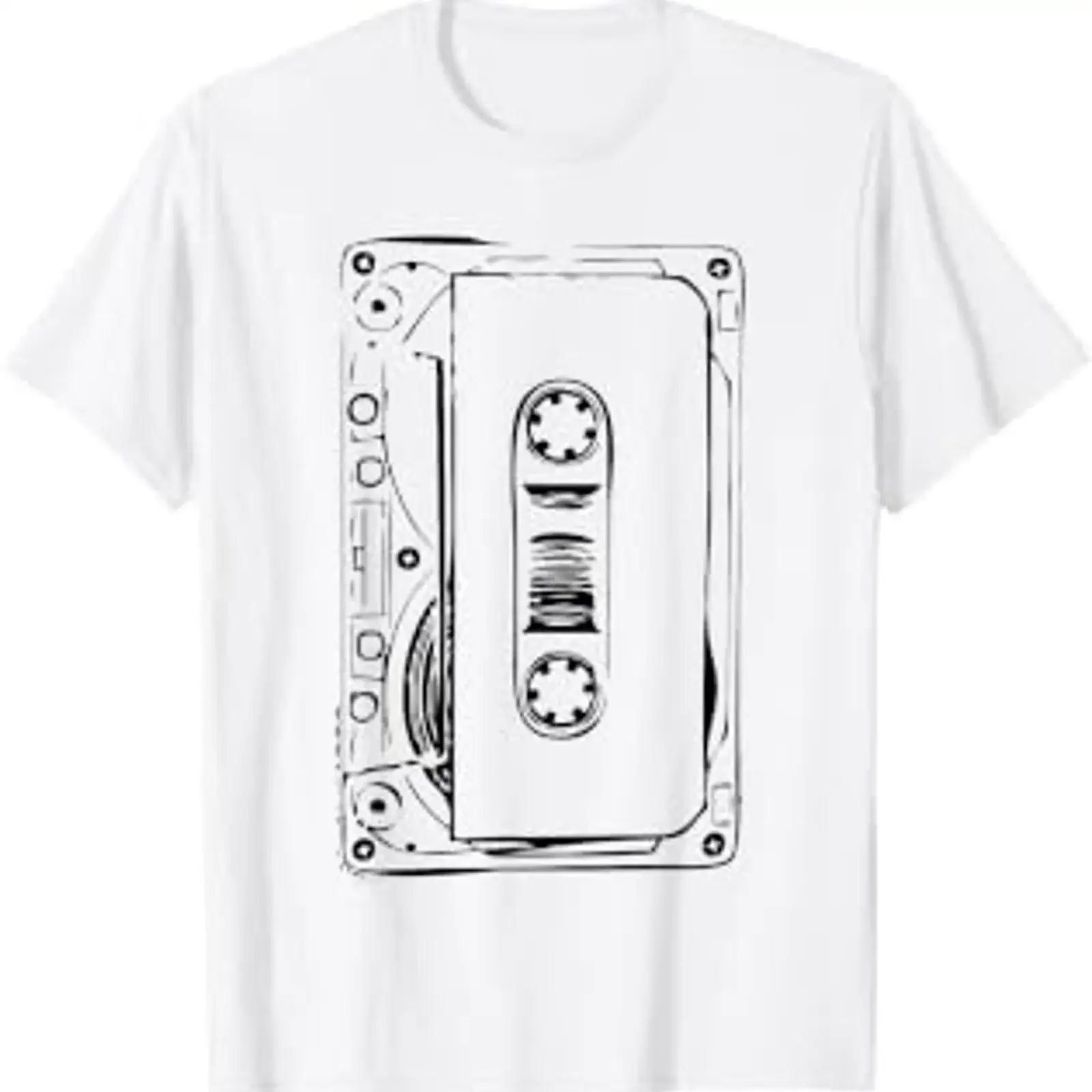 Love Retro Mixtape 80's Blank Cassette Tape T Shirt  vintage Washed Breathable Soft designer clothes Stylish streetwear Unisex