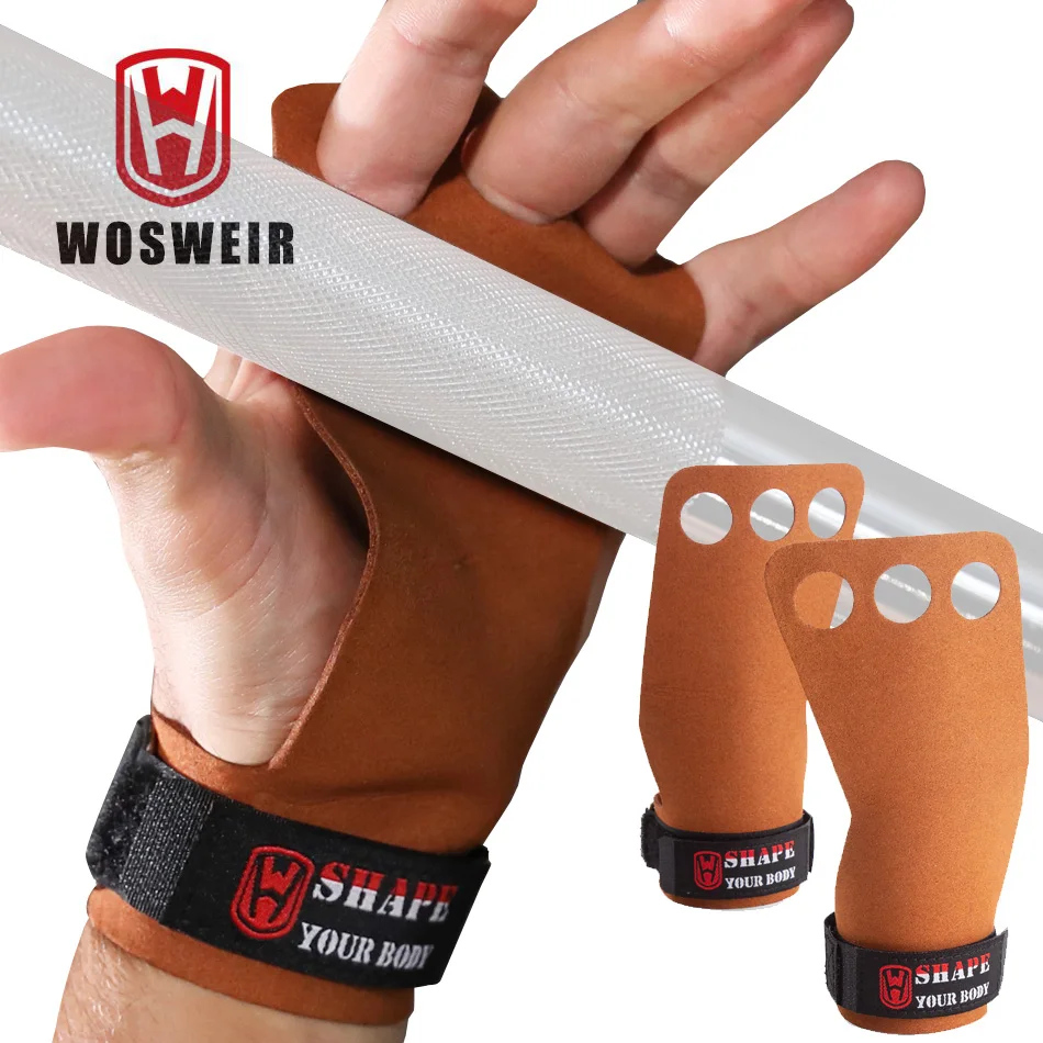 WOSWEIR-guantes de gimnasio para barra Horizontal, Protector de palma para levantamiento de pesas, Fitness, culturismo, entrenamiento deportivo, Crossfit