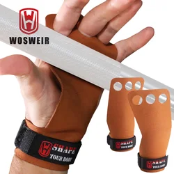 Guanti da palestra WOSWEIR per barra orizzontale sollevamento pesi Fitness Bodybuilding Training sport Crossfit Workout Palm Protector