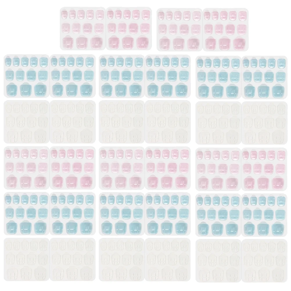 

30 листов двухсторонние клейкие вкладки для ногтей, липкие для нажатия ногтей, профессиональный многоразовый инструмент для легкого удаления ногтей, подарок