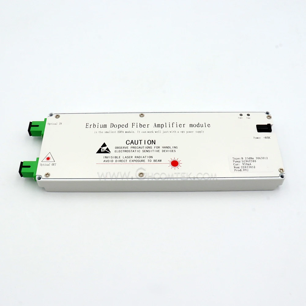 

FTTH CATV 1550nm EDFA Module Fiber Optical Amplifier 22dBm Power Out