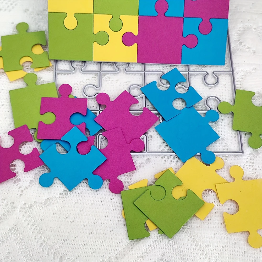 

NewCuttingDies2024 new arrivals Jigsaw puzzle Metal Cut Dies for DiY scrapbook Card making Handicrafts DiesHandmade gifts etc