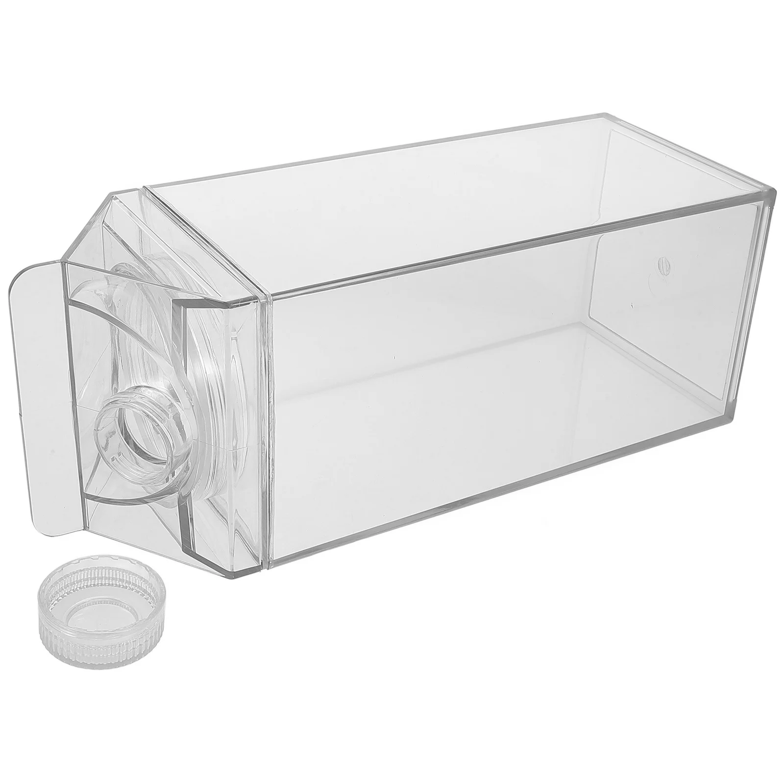 

Milk Carton Water Bottle Leakproof Portable Reusable Juice Bottle Large Capacity Airtight Beverage Cup for Travel Hiking Cycling