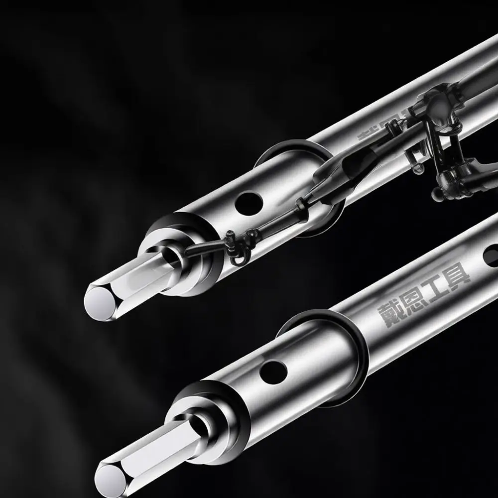 High Efficiency Long Hollow Socket For Threaded Rod Adjustment Ceiling Keel Fixing Steel Hand Operated Wrench Tool