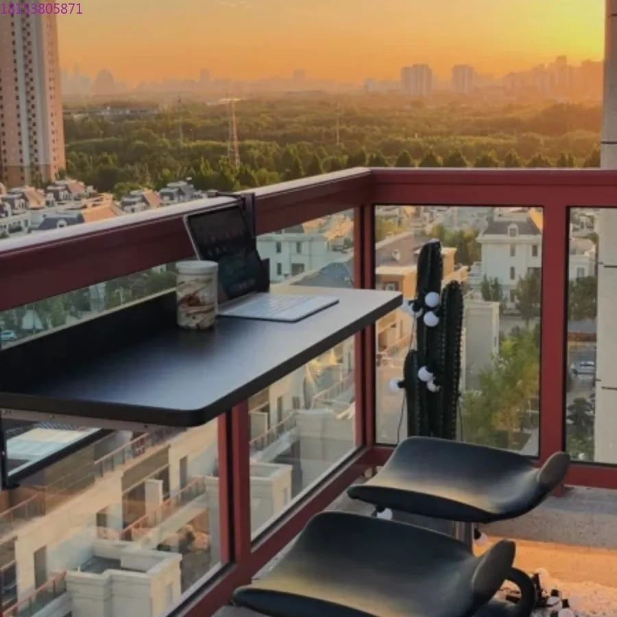 

New casual, bar table, balcony foldable, lifting suspension, multi-functional tea table outdoor simple