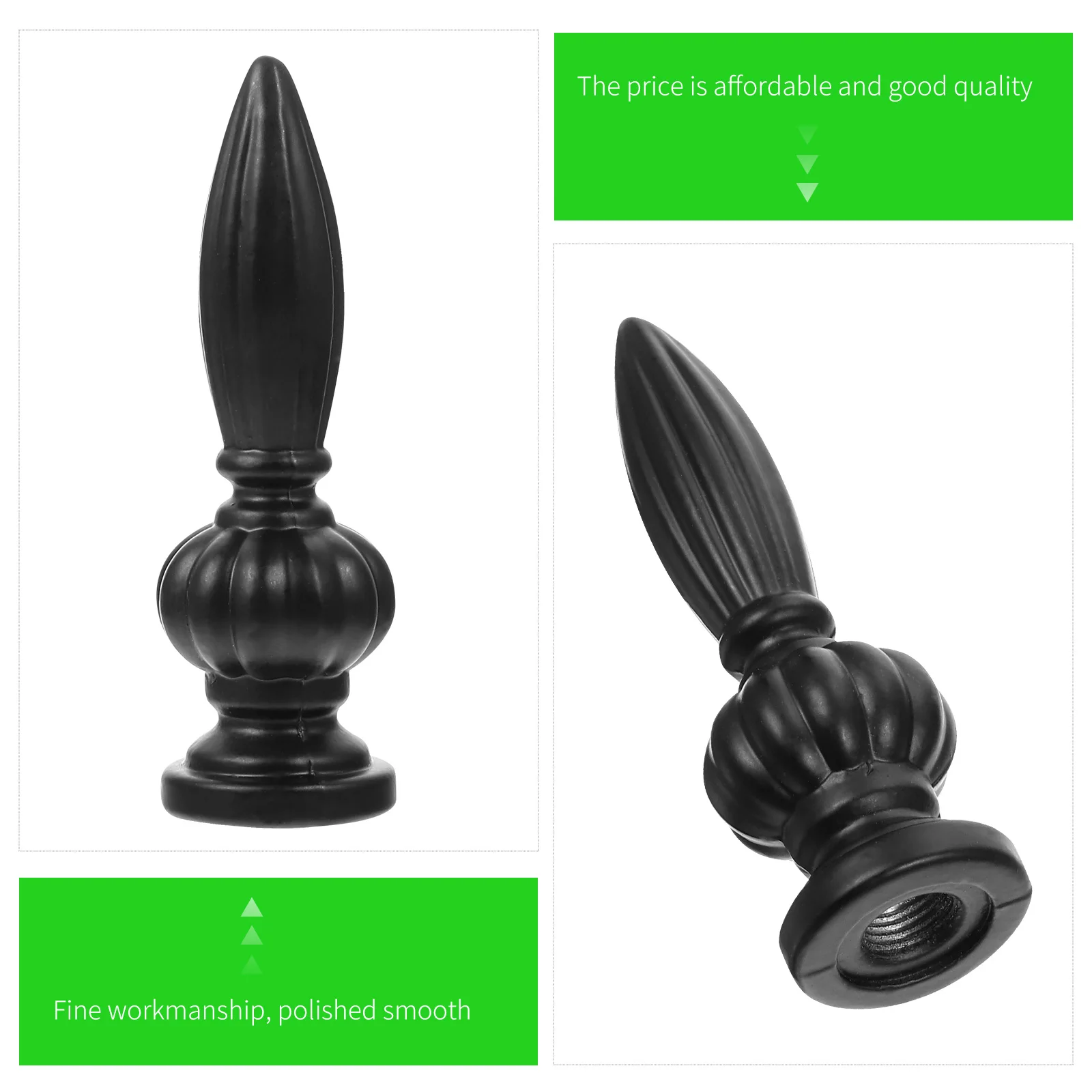 

2Pcs Zinc Alloy Lamp Finials Elegant Table Light Accessories Modern Floor Lamp Decorations Stylish Lampshade Knobs Chic Light