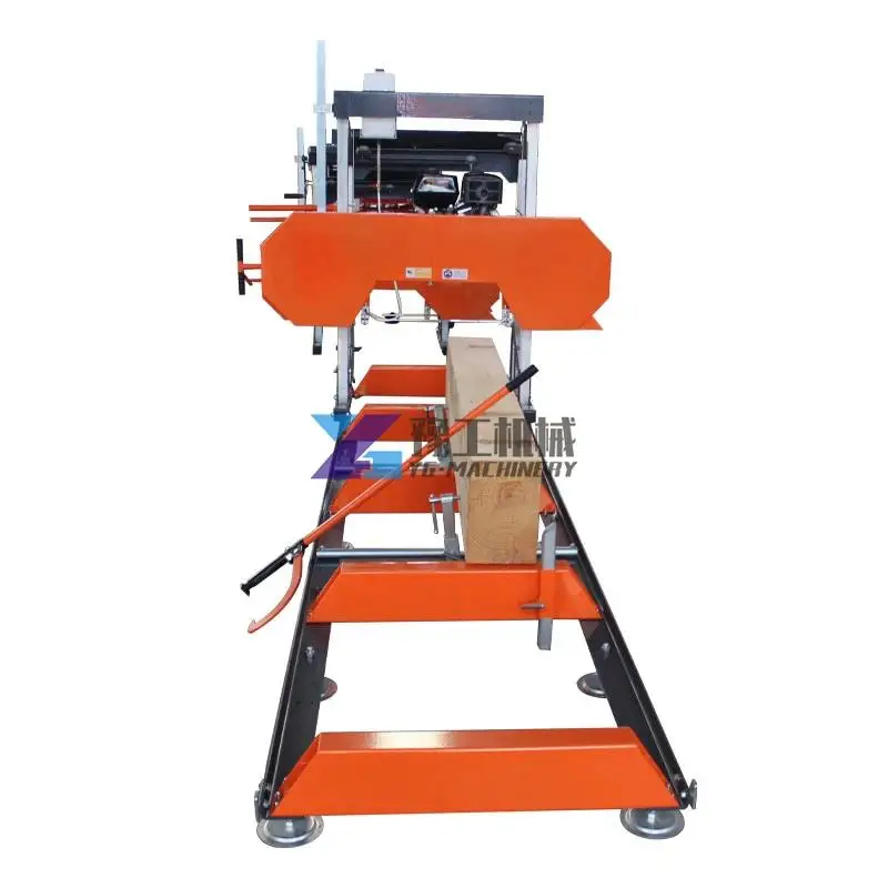 Wholesale Horizontal Band Saw Machine Timber Sawmill Machine Automatic Movable Wood Cutting Band Saw Mill Portable Band Sawmill