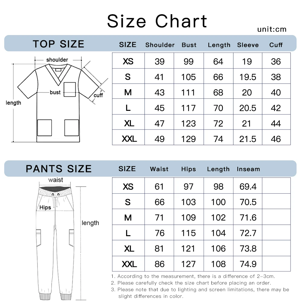 Medical Scrubs Uniform Women Men Wholesale Operating Room Work Clothes Hospital Scrub Set Nurse Dental Surgery Suit Lab Workwear