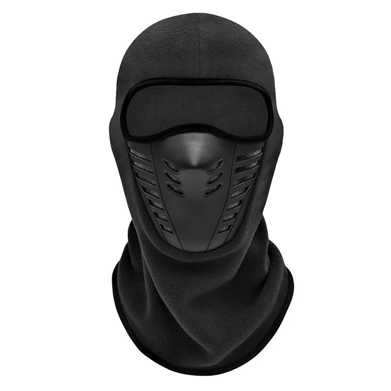 1Pc Motorcycle Mask Fleece Thermal Face Mask Keep Warm Riding Balaclava Biker Winter Windproof Ski Mask Men Women