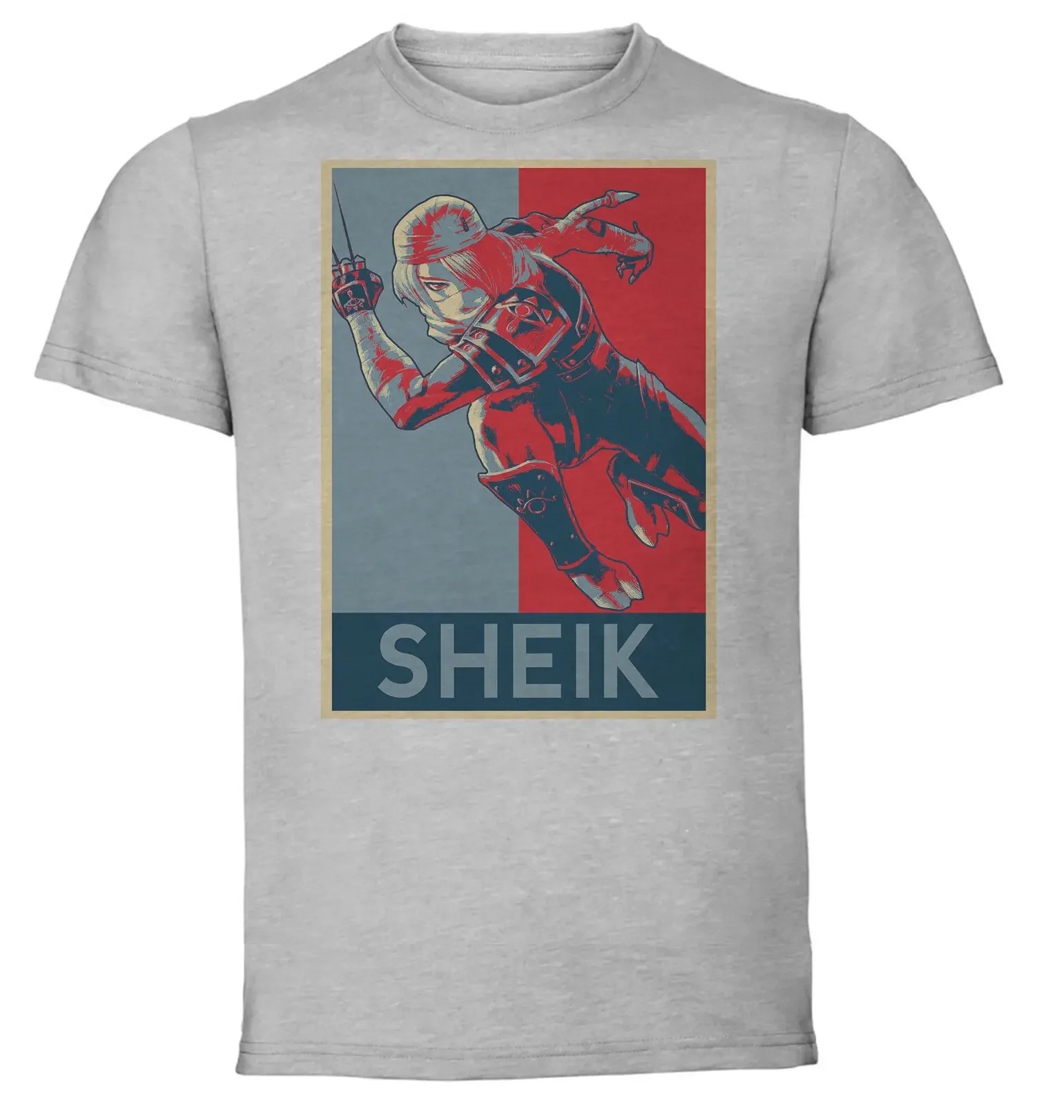 Unisex T-Shirt -   T-Shirt - Propaganda - Smash Bros Sheik-