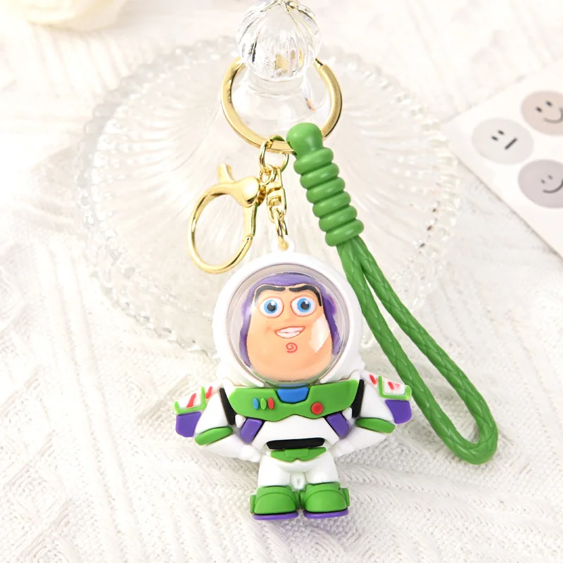 Toy Story Cute Three Eyes Alien Keyring Pendant Kawaii KeychainBag Accessories Decorative Gift Key Chain Girls