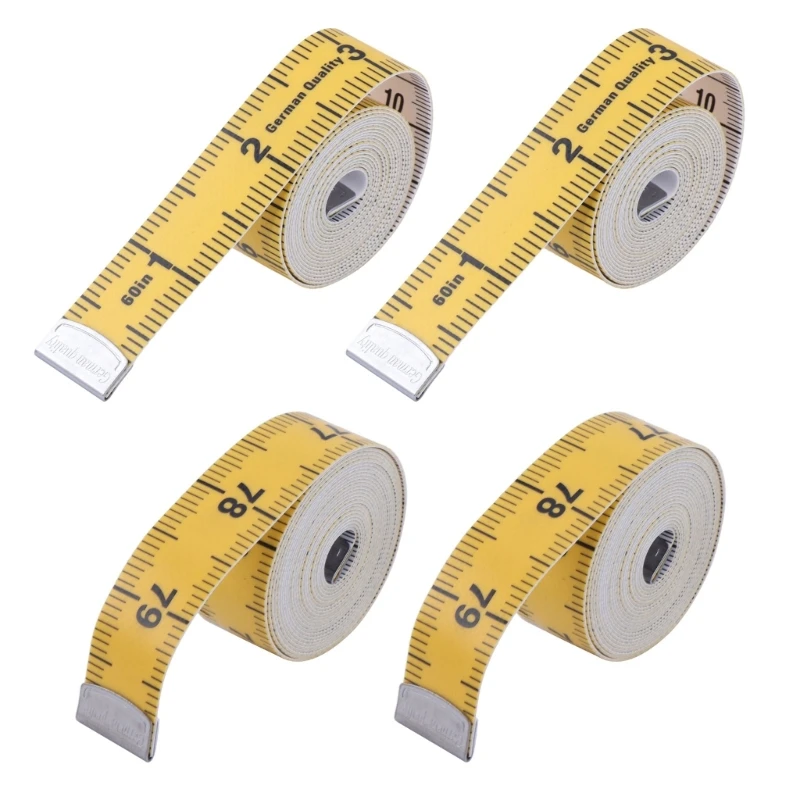 Soft Tape Measure Double Scale Body Sewings Flexible Ruler for Weight Loss MedicalBody Measurement Sewings Ruler