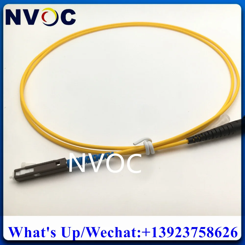 

10Pcs MU to ST Single Fiber Optic Patch Cord,Single Mode Simplex SM,SX 2.0mm 1/2/3/5M Yellow LSZH Fiber Cable Jumper Connector