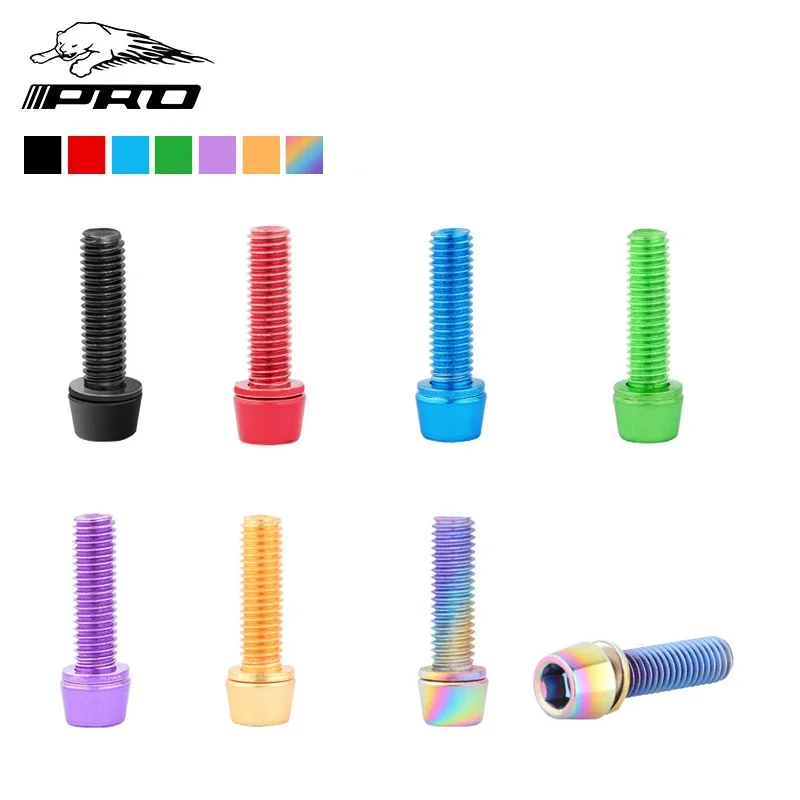 Bicycle Handlebar Screw Stainless Steel Color Screw M5*18MM Bicycle Handlebar Screw M6X18mm Bicycle Brake Screw Crank Screw