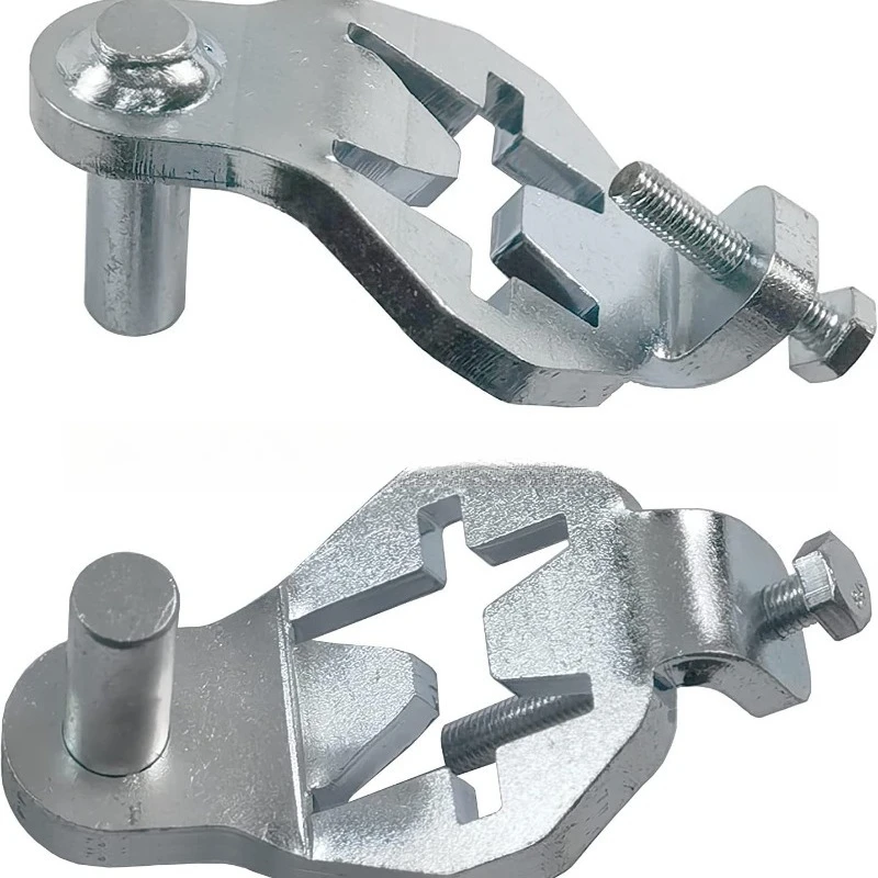 

Suspend the gate from a metal T-pillar Easy-to-install T-pillar Gate Hinge Pin Latch Bolt Fence Door Shaft