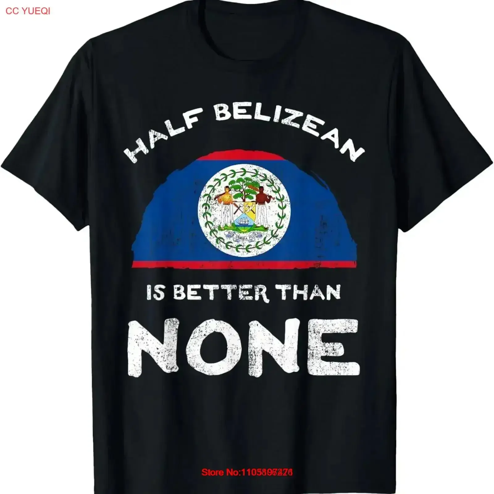 

Футболка Half Belizean Is Better Than None Belize Heritage DNA, винтажная, удобная, модная, повседневная, дышащая, винтажная