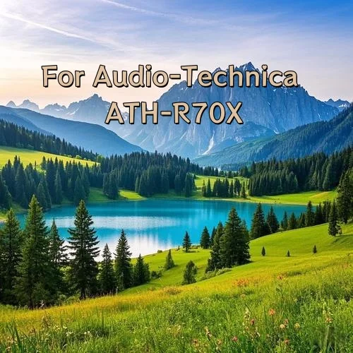 7n 24k Plated 8 Core Gold Pure 99% Silver Earphone Cable For Audio-Technica ATH-R70X headphone 8434