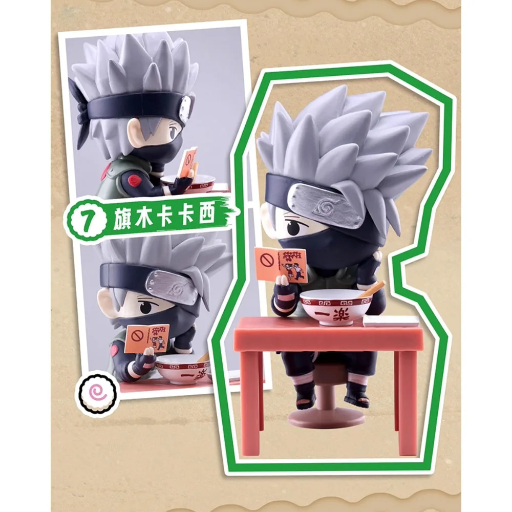 بانداي الأصلي ناروتو رامين موضوع صندوق أعمى شخصيات أنيمي الكرتون نموذج جمع اللعب الحلي الزخرفية مفاجأة الهدايا #5