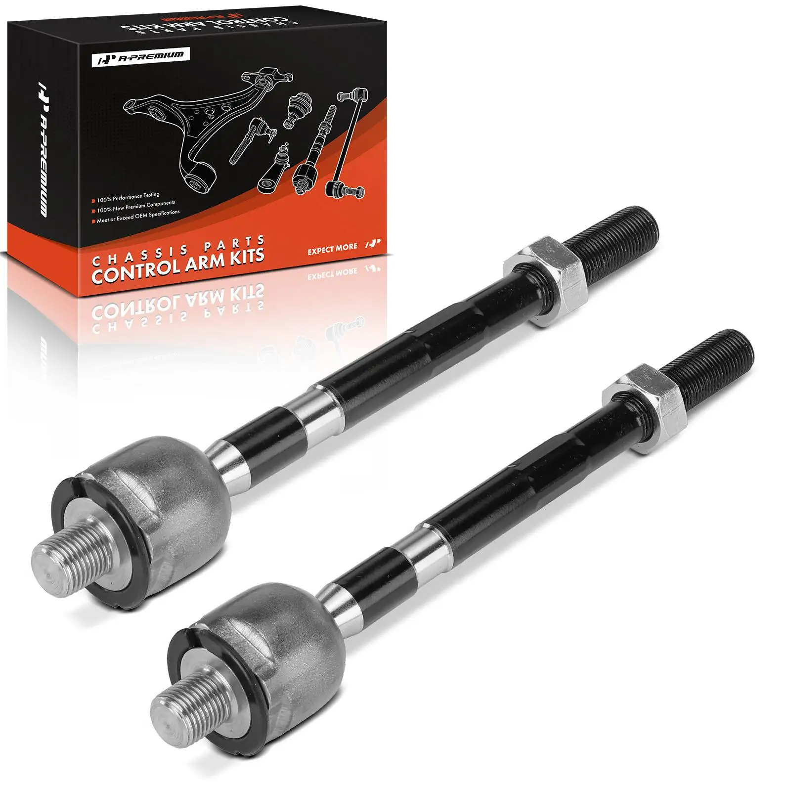A-Premium 2x Front Inner Tie Rod End Kit for Hyundai Elantra 2011-2016 Veloster 2012-2017 Elantra GT 2013-2017 Elantra Coupe