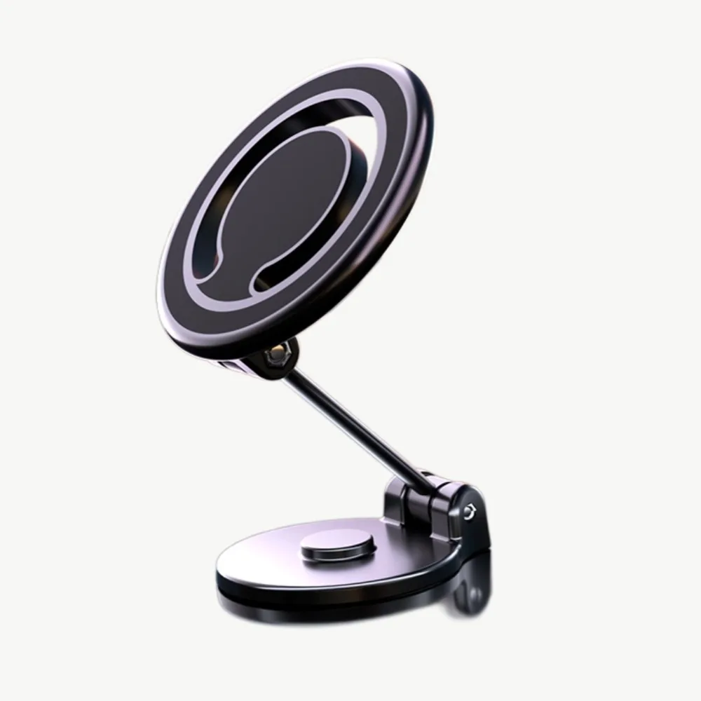 

Магнитный автомобильный держатель для телефона Цельнометаллический автомобильный держатель для телефона 360° ° Поворотный и складной автомобильный кронштейн для iPhone и Android